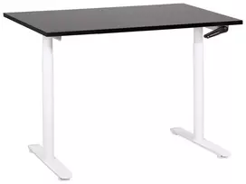 Reguliuojamo aukščio stalas DESTINAS Juodas/baltas 120 cm 72 cm