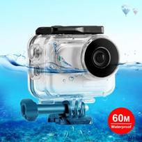 For Insta360 GO 3  / GO 3S PULUZ 60m Underwater Waterproof Housing Case with Base Adapter & Screw (Transparent) skaidri