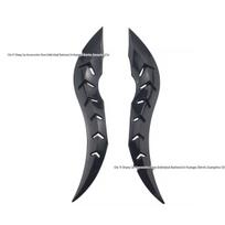 Carbon Fiber Dragon Horn Car Roof Ornament Spoiler Fin - Universal Fit
