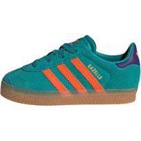Adidas Originals Gazelle Comfortable Versatile Low-Top Walking Shoes Baby Shoes Green Orange JR5940 20