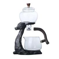 Heat-resistant Teas Kettle Glass Teapot with Removable Infuser Magnetic Suction Deer Shape Pots for Home or Office Use 1