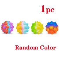 Stress 4-12Pcs Ball Fidget Toys 3D 3D Ball Push Bubble Stress Easing Sensory Toys Party Favors For Kids Adults