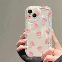 Pink Heart Tulip Flower Case For Infinix Note 40 30 Pro Zero 30 Hot 40i 30i 30 Play Smart 8 Tecno Spark 20 Cover Soft Capa Camon 30 Premier