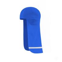Wide Brim Neck Sun Shield Reflective Stripe Sun Protection Hat Breathable Fisherman Cap  Women mėlyna