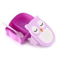 Cute Japanese Bento Lunch Box Microwave Oven Student Office Worker Insulation violetinė