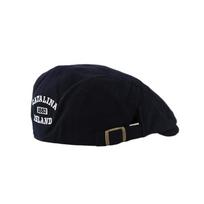 Cotton Letter Embroidery Beret Flat Newsboy Cap Fashion Forward Hat  Outdoor tamsiai mėlyna spalva