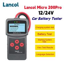 Lancol Micro 200Pro 12/24V Car Moto Battery Tester 40 to 2000CCA Cranking Charging System Tester Battery Capacity Analyzer Tool Asia Version