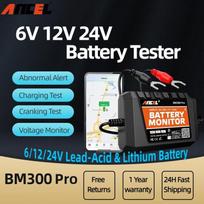 ANCEL BM300 Pro 6V 12V 24V Battery Tester Bluetooth 5.3 Monitor Car Motorcycle with Cranking Charging System Test BM300 pro