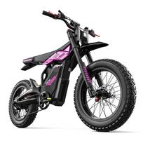 Cleytro FM110 Electric Dirt Bike for Adults, 48V 25Ah Battery, Full Suspension juoda