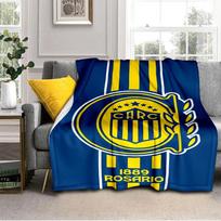 Rosario Central Crest Blanket Outdoor Flannel Blanket for Camping, Hiking, Garden Parties, Picnic Essentials,gift for family and friends 75x90cm