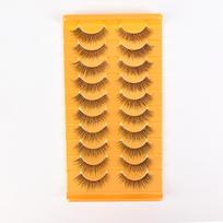 Ten Pairs of Transparent Eyelashes, Short Fluffy 5D One-piece False Eyelashes, Multiple Pairs of Thick 2026.