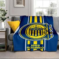 Rosario Central Crest Portable Blanket/Soft Blanket Bedding Blanket Suitable for Travel Camping Living Rooms Offices Sofas Fan Gifts 75x90cm