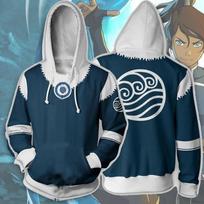Anime Avatar The Last Airbender Cosplay Hoodies 3D Printed Sweatshirt Men Women Long Sleeve Tracksuit Pullover Harajuku Y2k Coat S smėlis