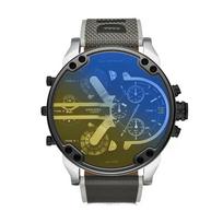 Diesel DZ7429 men's watch Gray strap Black dial 57mm + box