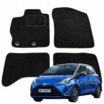 Dywaniki welurowe do toyota yaris iii hybrid 2012 - 2020 maty b