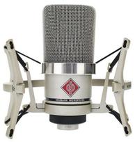 Neumann tlm 102 ni studio-set - mikrofon pojemnościowy wielkomembranowy z uchwytem p.wstrząsowym, nikiel