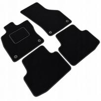 Dywaniki Welurowe Skoda Octavia 3 2013 - 2020 Samochodowe Maty Do Auta B juoda