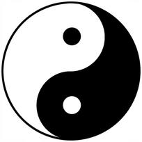 Termo lipdukas aplikacija yin yang 9x9 zomšinis ant marškinėlių