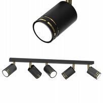 Plafon sufitowy czarny złoty ruchomy led gu10 polska lampa spot reflektor