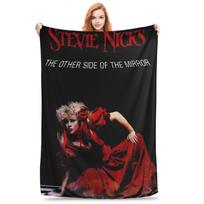 Stevie Nicks Tour Live In Concert Albumcover Blanket Fleece Sofa Throw Blanket for Home Bedroom Travel Throws Bedspread Size: 75*100cm, Weight: 230 GSM