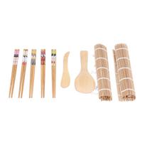 Sushi Making Kit Bamboo Rolling Mat Chopsticks Sushi Maker Set Gift for Beginners