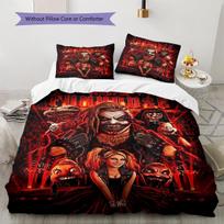 Bray Wyatt,WWE Pattern Bedding,Quilt Set Quilt Cover Pillowcase Home Birthday Gift (1 * duvet cover + 2 * pillowcase, without core) 135x200cm