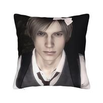 Muscle Leon Kennedy Evil Residents Pillowcases  Funny Pillow Case For Office Car Home Decor Comfy Pillow Cover 30cmx30cm