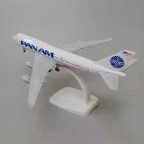 NEW 20cm Alloy Metal USA Air Pan American World Airways PAN AM Boeing 747 B747 Diecast Airplane Model Plane Aircraft w Wheels