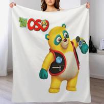 Special Agent Oso Throw Blanket Soft Comfort Blanket for Reading Watching TV 102x76cm(40x30in)