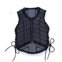 Jodinėjimo apsauginis liemenė - Unisex suaugusiems ir vaikams, nuo kritimo saugos įranga žirgų jojimui Black L (Height 165-175CM) black