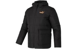 PUMA Down Jackets Men's Black Hooded Moderate Other 625633-01 S