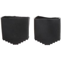 2pcs Anti Slip Ladder Feet Rubber Covers Non Skid Pads Furniture Legs Stairs Accessories Foot Caps Black Color juoda