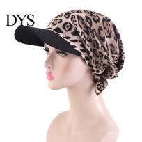 Double-effect Sun Shield Hat Headscarf Hat, Cashew Flower Print Ethnic Style Turban Cap, Retro Headwear Elastic Fabric Protection for Cycling One Size B