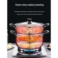 SUPOR 304 Stainless Steel 28cm Double-Layer Steamer Pot