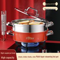 Faust Berlin Stainless Steel Steaming Hotpot