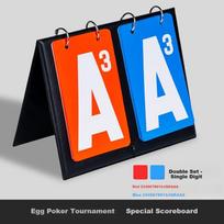 Dechen Guandan Special Scoreboard, Competition Playing Cards Counter, Guandan Scoring Device, Points Accumulator, Flip Card Scorer