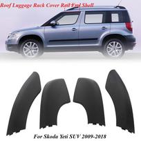 5LD860150-GT5 For Skoda Yeti SUV 2009-2018 Roof Rack Cover Roof Luggage Bar Rail End Cover Shell 5LD860145 5LD860146 5LD860149 Front Left