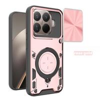 Slide Camera Funda For Xiaomi 15T Pro Case Magnetic Holder Ring Protect Coque For Mi 15T Xiaomi15T 15 T Pro 15TPro 5G Back Cover xiaomi 15T Pro