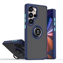 Šarvuotas magnetinis žiedo laikiklis dėklas, skirtas Samsung Galaxy S25 Ultra S25+ S 25, matinė kieta PC galinė plokštė, Galaxy S25 Plus S25ultra Funda Galaxy S25 Ultra