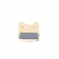 Sturdy Cat Climbing Shelves Wooden Cat Climbing Ladder Pet Furniture Cat Wall Shelves  Sleeping chaki