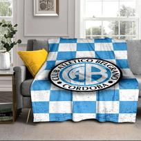 Atletico Belgrano Crest Portable Blanket/Soft Blanket Bedding Blanket Suitable for Travel Camping Living Rooms Offices Sofas Fan Gifts 75x90cm