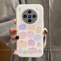 Full Coverage Shockproof Silicone Phone Case Vivo X300 X200 Pro X100 X90 Series Colorful Fruit Design vivo X300