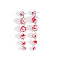 Halloween Choker Gothic Blood Drop Earrings Imitation Pearl Gothic Blood Drop Brooch  Girls StyleJ