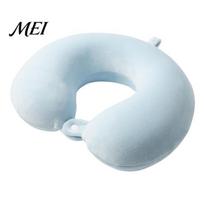 Washable Neck Support Pillow Memory Foam Travel Pillow, U Shaped Headrest for Airplane Curve Car, Soft Office Nap, Removable Cover Skin-friendly gray