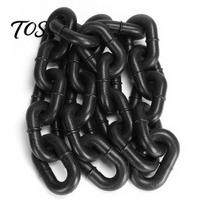 Chihuahua Costume Accessories Simulated Iron Chain for Haunted House Cosplay, Halloween Plastic Prop, Novelty Playful Pet Props Dog Leash, Lightweight 1.5M