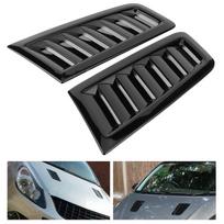 2PCS Universal Mount Hood Air Vent Grille for Focus RS MK2 Style Sport Front Body Refit juoda
