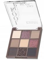 Eveline cosmetics look up take me on paleta cieni 9 kolorów mat+blask
