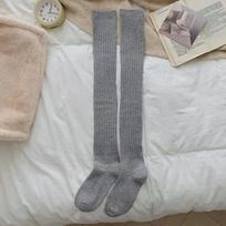 Wool Cashmere Thermal Knee High Socks Thigh High Stockings Women Autumn Winter Thicken Warm Thigh High Socks Women Stockings Sox One Size