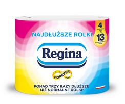 Regina papier toaletowy najdłuższe rolki 2-warstwowy, 4 sztuki