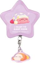 Factory Kirby Waddle Dee Pin Badge with Sleepy H110 x W60 x 2P U T's & Star-Shaped Charm, Purple, Approx. D5mm, HK-554511,